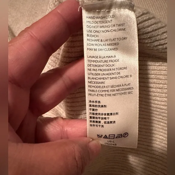 Free People Softly Structured Knit Sweater Size L - Picture 8 of 8